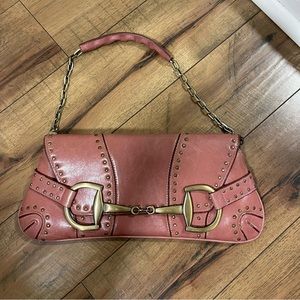 Pink Rina Rich Shoulder Purse